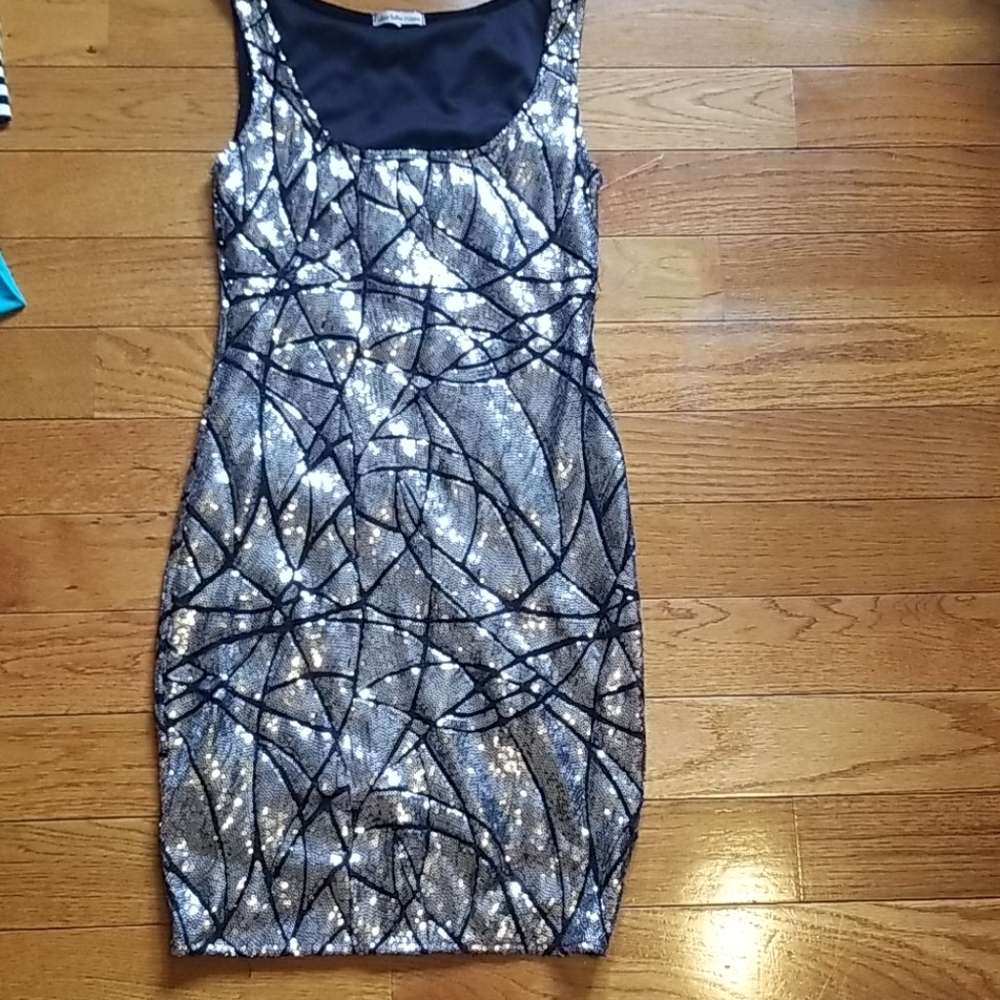Womens sequence with black dress